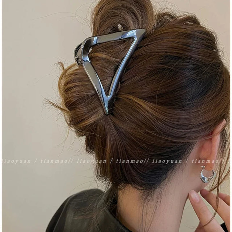 Fashion Metal Star Hair Claw Clips for Women Girls Clamps Korea Geometric Hair Crab Hairpins Hairgrips Headwear Hair Accessories