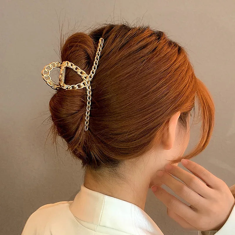 Fashion Metal Star Hair Claw Clips for Women Girls Clamps Korea Geometric Hair Crab Hairpins Hairgrips Headwear Hair Accessories