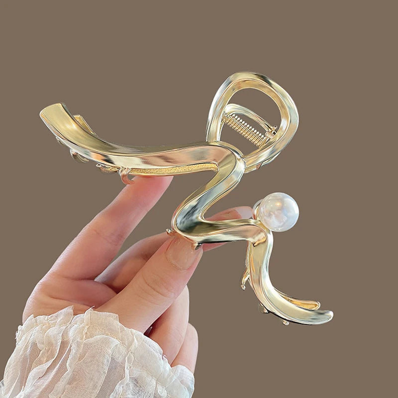 Fashion Metal Star Hair Claw Clips for Women Girls Clamps Korea Geometric Hair Crab Hairpins Hairgrips Headwear Hair Accessories